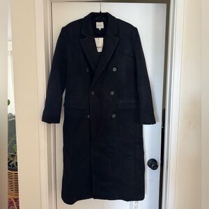 Reformation Lucas Black Coat